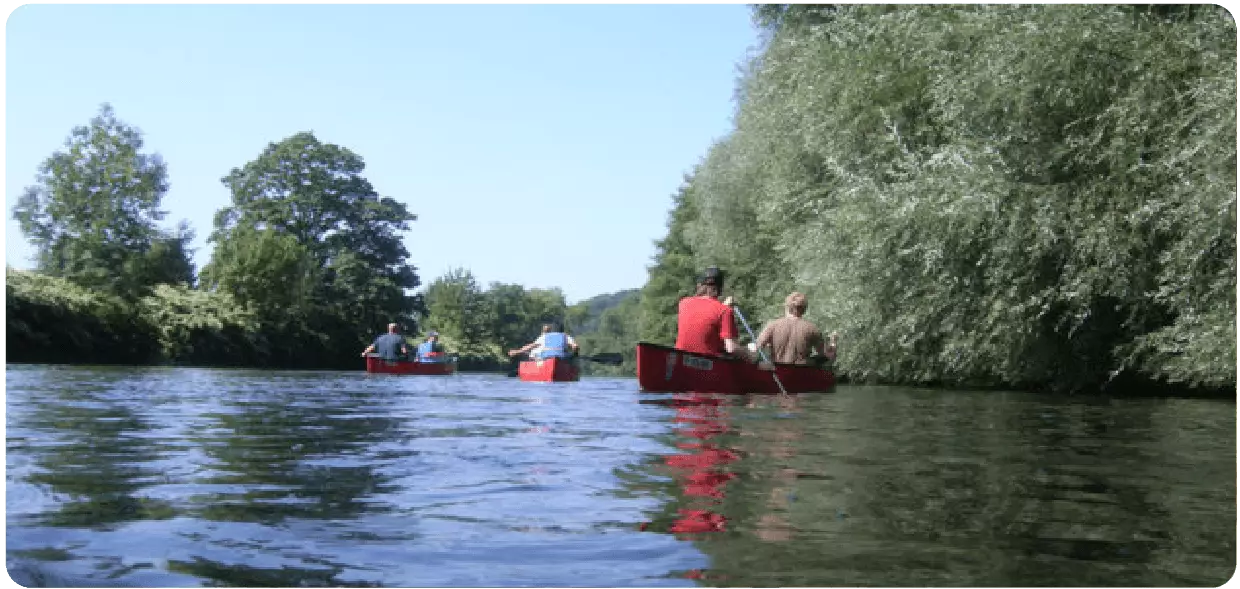 Canoeing and rafting tours on the Wupper river