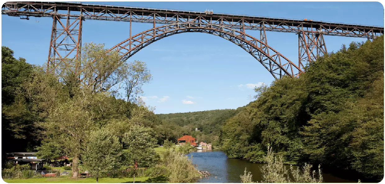 Müngstener Brücke und der Brückenpark